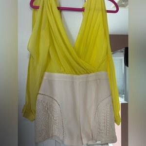 Gorgeous yellow romper